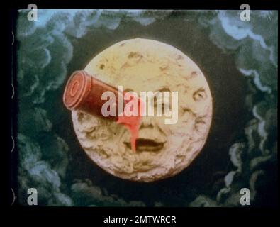 Le Voyage dans la lune  Voyage to the Moon / A Trip to Mars  Year : 1902  France Director : Georges Méliès Colored version restaurated in 2010 Stock Photo