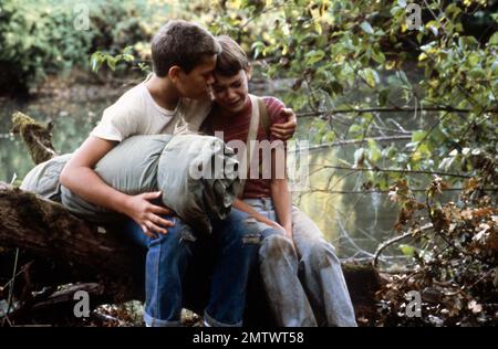 Stand By Me Year : 1986 USA Director : Rob Reiner Wil Wheaton, River Phoenix Stock Photo