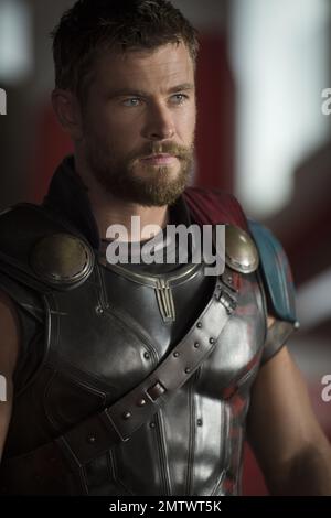 Thor: Ragnarok Year : 2017 USA Director : Taika Waititi Chris Hemsworth Stock Photo