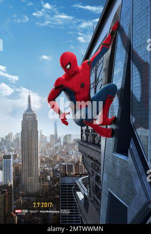 Spider-Man: Homecoming Year : 2017 USA Director : Jon Watts American poster Stock Photo