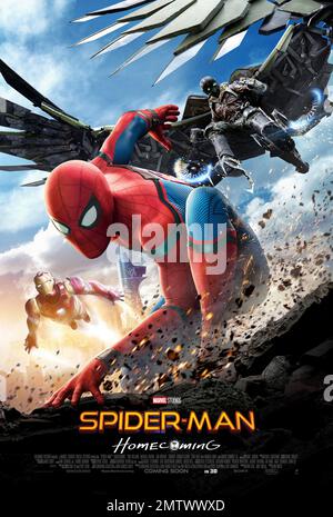 Spider-Man: Homecoming Year : 2017 USA Director : Jon Watts American poster Stock Photo