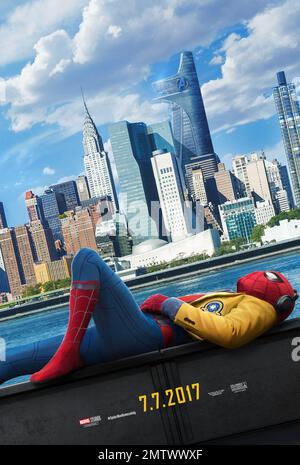 Spider-Man: Homecoming Year : 2017 USA Director : Jon Watts American poster Stock Photo