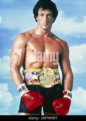 Rocky III Year : 1982 USA  Director : Sylvester Stallone  Sylvester Stallone Stock Photo