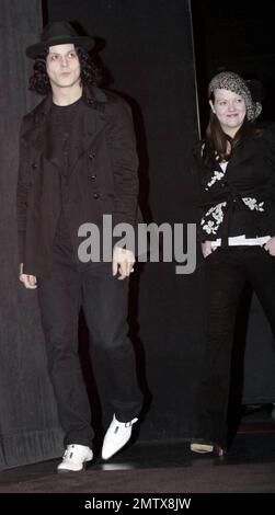 Jack and Meg White attend The White Stripes: Under Great White Northern Lights at the Toronto International Film Festival. Toronto, Canada. 9/18/09. Stock Photo