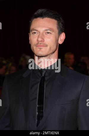 Luke Evans attends the world premiere of 'Three Musketeers in 3D' held at Vue Westfield. London, UK. 4th October 2011. Stock Photo