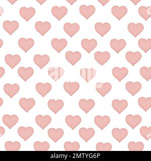 Vector seamless pattern with colored hearts. Magical unicorn themed repeat background. Good for children textile, clothes, stationery, baby shower Stock Vector