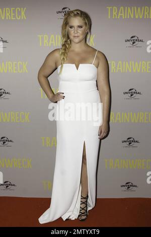 Amy Schumer and Bill Hader at the Australian Premiere of 'Trainwreck' held at Event Cinemas George Street in Sydney, Australia. July 20, 2015. Stock Photo
