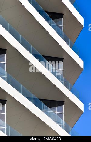 Sea Tower office building in Poblenou, Barcelona Stock Photo