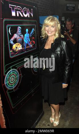 Cindy Morgan arrives at the San Diego Convention Center for Disney's 'TRON: Legacy' party, hosted by MySpace, during Comic-Con 2010.  The party, dubbed 'Comi-Tron', was held inside a recreation of 'FlynnÕs Arcade' from the film and showcased a new trailer and 3D footage of the sci-fi sequel.  'TRON: Legacy' director Joseph Kosinski has been quoted as saying, 'Comic-conÕs kind of a comfortable place for us to be because thatÕs where we showed up two years ago with that little VFX demo we did, testing the waters and seeing if anyone was interested in this movie at all. In fact, I think the respo Stock Photo