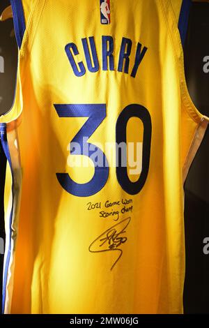 Stephen Curry Golden State Warriors NBA Playoffs WCSF Game Worn Jersey  Available For Immediate Sale At Sotheby's