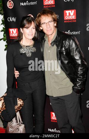Scott Bakula and wife Chelsea Field arrive at Drai's Hollywood for TV Guide Magazine's Hot List 2010 party. Los Angeles, CA. 11/08/10. Stock Photo