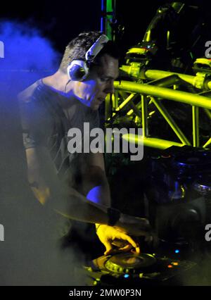 DJ Tiesto at day one of Ultra Music Festival in Miami, FL. 3/26/10.   . Stock Photo