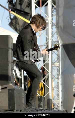 The Bravery at the Ultra Music Festival in Bicentennial Park. Miami, FL. 3/28/08. Stock Photo