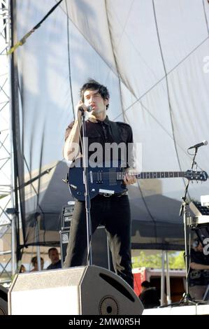 The Bravery at the Ultra Music Festival in Bicentennial Park. Miami, FL. 3/28/08. Stock Photo