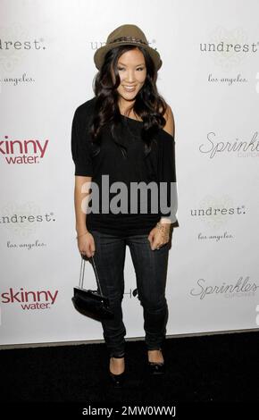 Allie attends the opening of the Undrest Pop Shop in Los Angeles, CA. 11/12/09. Stock Photo