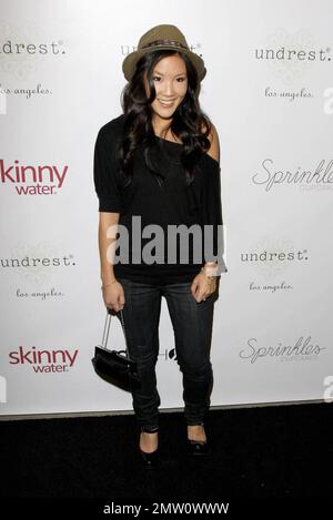 Allie attends the opening of the Undrest Pop Shop in Los Angeles, CA. 11/12/09. Stock Photo