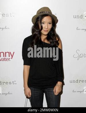 Allie attends the opening of the Undrest Pop Shop in Los Angeles, CA. 11/12/09. Stock Photo