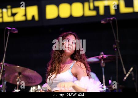 Eliza Doolittle performs live at the V Festival Hylands Park - Day 2, Chelmsford, UK. August 21th 2011. Stock Photo