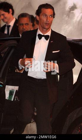 Matthew McConaughey arrives at the Vanity Fair Oscars after-party held at Sunset Tower Hotel following the 83rd Annual Academy Awards. Los Angeles, CA. 02/27/11. Stock Photo