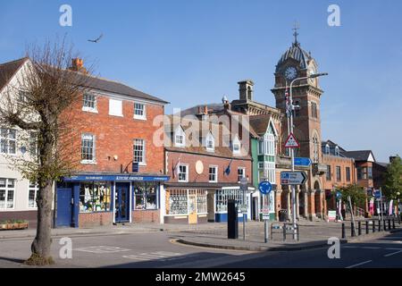 Views of Hungerford, Berkshire in the UK Stock Photo