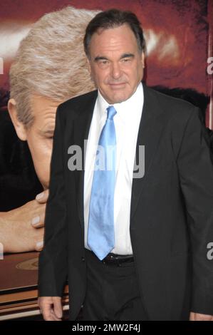 Oliver Stone and family attend the world premiere of Oliver Stone's