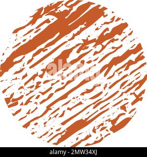 Grunge background texture wallpaper circular distress overlay abstract noise brushes illustration of cracks, spots, stains and surface element Stock Vector