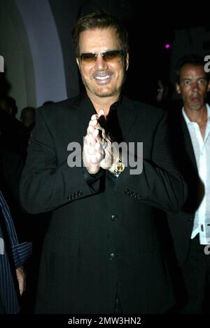 Exclusive!! Cuban singer Willy Chirino attends the release party for his new CD 'Pa' Lante' at Gem nightclub sponsored by 'Ocean Drive Espanol' and Cabana Cachasa Mojitos and Spirits. Miami, FL 6/6/08. Stock Photo