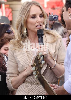 Chynna Phillips arrives at the Grove to perform with her group 