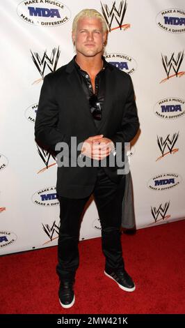 WWE Superstar Dolph Ziggler poses on the red carpet at the annual WWE SummerSlam kickoff party in association with the Muscular Dystrophy Association held at the Tropicana Bar inside the Hollywood Roosevelt Hotel. Los Angeles, CA. 08/13/10. Stock Photo