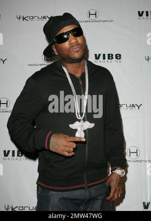 American rapper, Young Jeezy, attends Day One party on New Year's Day at Karu & Y in Miami, FL 1/1/09. Stock Photo