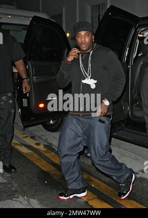 American rapper, Young Jeezy, attends Day One party on New Year's Day at Karu & Y in Miami, FL 1/1/09. Stock Photo