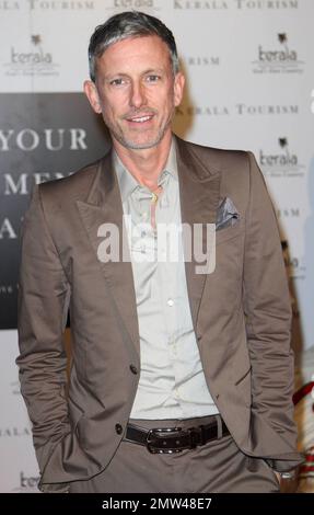 Guests arrive at London's contemporary Saatchi Gallery for the premiere of 'Your Moment is Waiting', a film to promote tourism in the Indian city of Kerala, directed by Prakash Varma and featuring model Miriam Ilorah.  London, UK. 09/21/10. Stock Photo