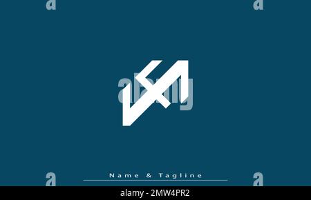 Alphabet letters Initials Monogram logo YF , FY Stock Vector