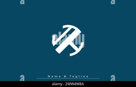 Alphabet letters Initials Monogram logo YH , HY Stock Vector