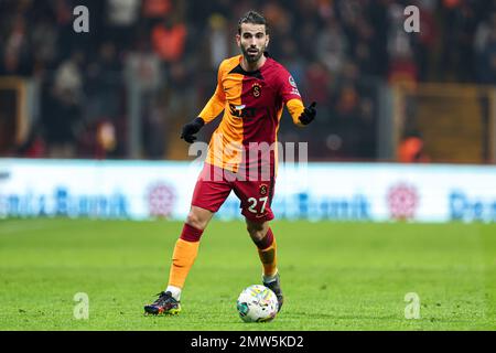 ISTANBUL, TURKEY - FEBRUARY 1: Sergio Oliveira of Galatasaray during the Turkish Super Lig match between Galatasaray and Umraniyespor at Nef Stadyumu on February 1, 2023 in Istanbul, Turkey (Photo by Orange Pictures) Stock Photo