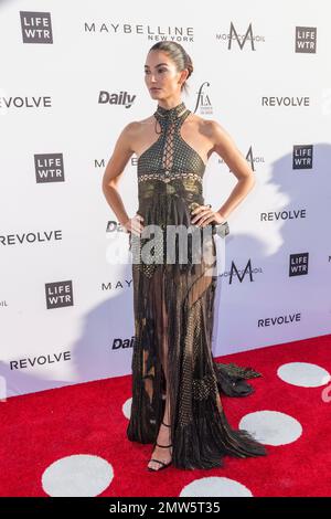 Lily Aldridge arrives at the Third Annual Fashion Los Angeles