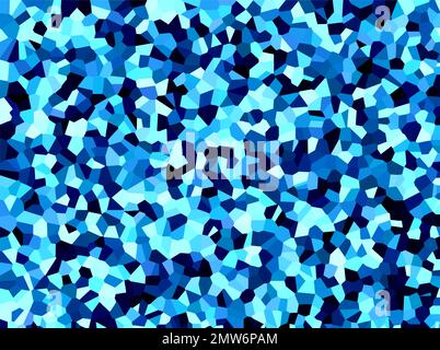 Colorful blue polygonal background design. Abstract broken shape design template Stock Vector