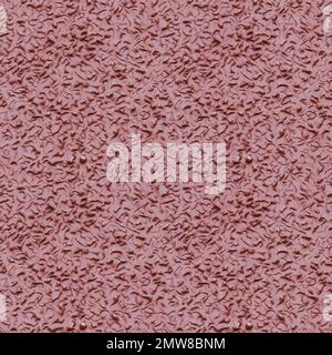 Seamless texture, decorative red plaster or cement plaster. Background Stock Photo
