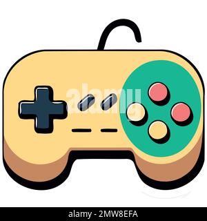 technological object electronic video game controller vector illustration Stock Vector