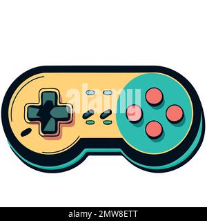 technological object electronic video game controller vector illustration Stock Vector