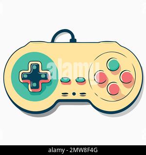 technological object electronic video game controller vector illustration Stock Vector