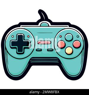 technological object electronic video game controller vector illustration Stock Vector