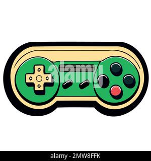 technological object electronic video game controller vector illustration Stock Vector