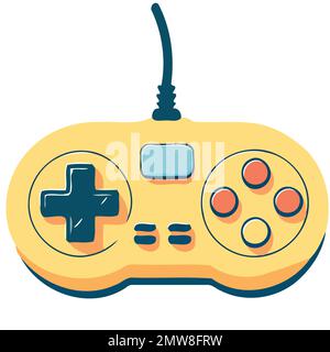 technological object electronic video game controller vector illustration Stock Vector