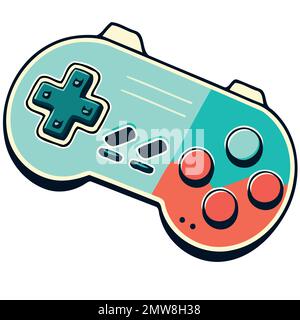 technological object electronic video game controller vector illustration Stock Vector