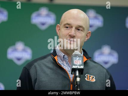 Cincinnati Bengals director of player personnel Duke Tobin speaks