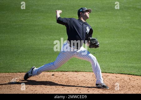 Brady Lail New York Yankees 2016 Spring Training Opening Day Game