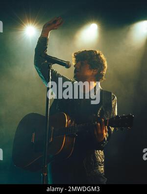 Milan, Italy, 01st Feb 2023. British indie rock band The Kooks perform live at Fabrique in Milan. Credits: Maria Laura Arturi/Alamy Live News Stock Photo