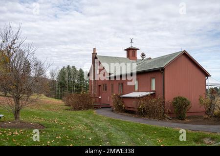 Norman Rockwell's Stockbridge Studio exterior located on the grounds of the Norman Rockwell Museum. Stock Photo