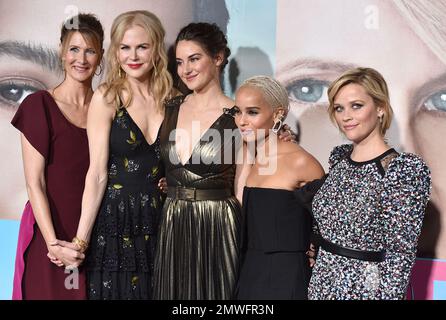 Shailene Woodley, Nicole Kidman, Laura Dern 02/07/2017 The Los Angeles  Premiere for HBO Limited Series Big Little Lies held at the TCL Chinese  Theater in Los Angeles, CA Photo by Izumi Hasegawa /